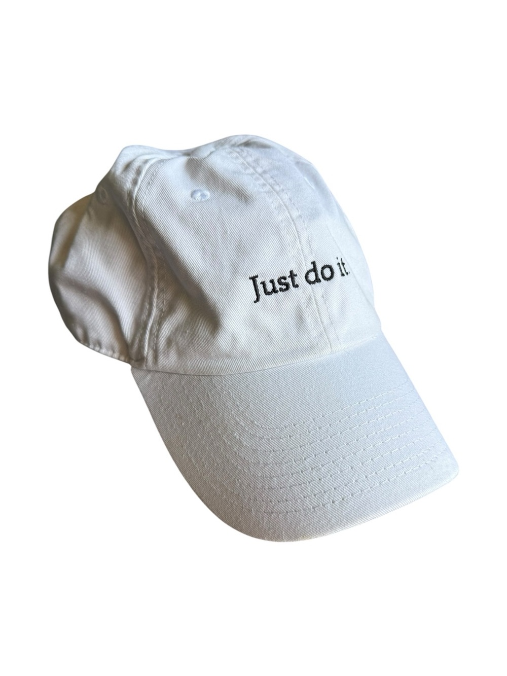 Nike Just Do It White JDI Cap Athletic Athlesure